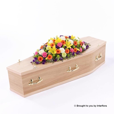 Vibrant Casket Spray