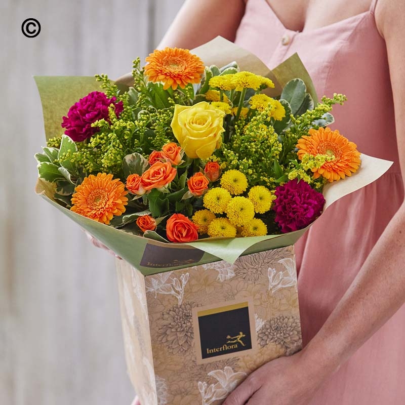 Autumn Florist Choice Hand Tied