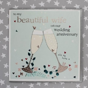 Wife Wedding Anniversary Card