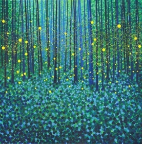 Forest Fireflies Card