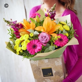 Autumn Florist Choice Hand Tied